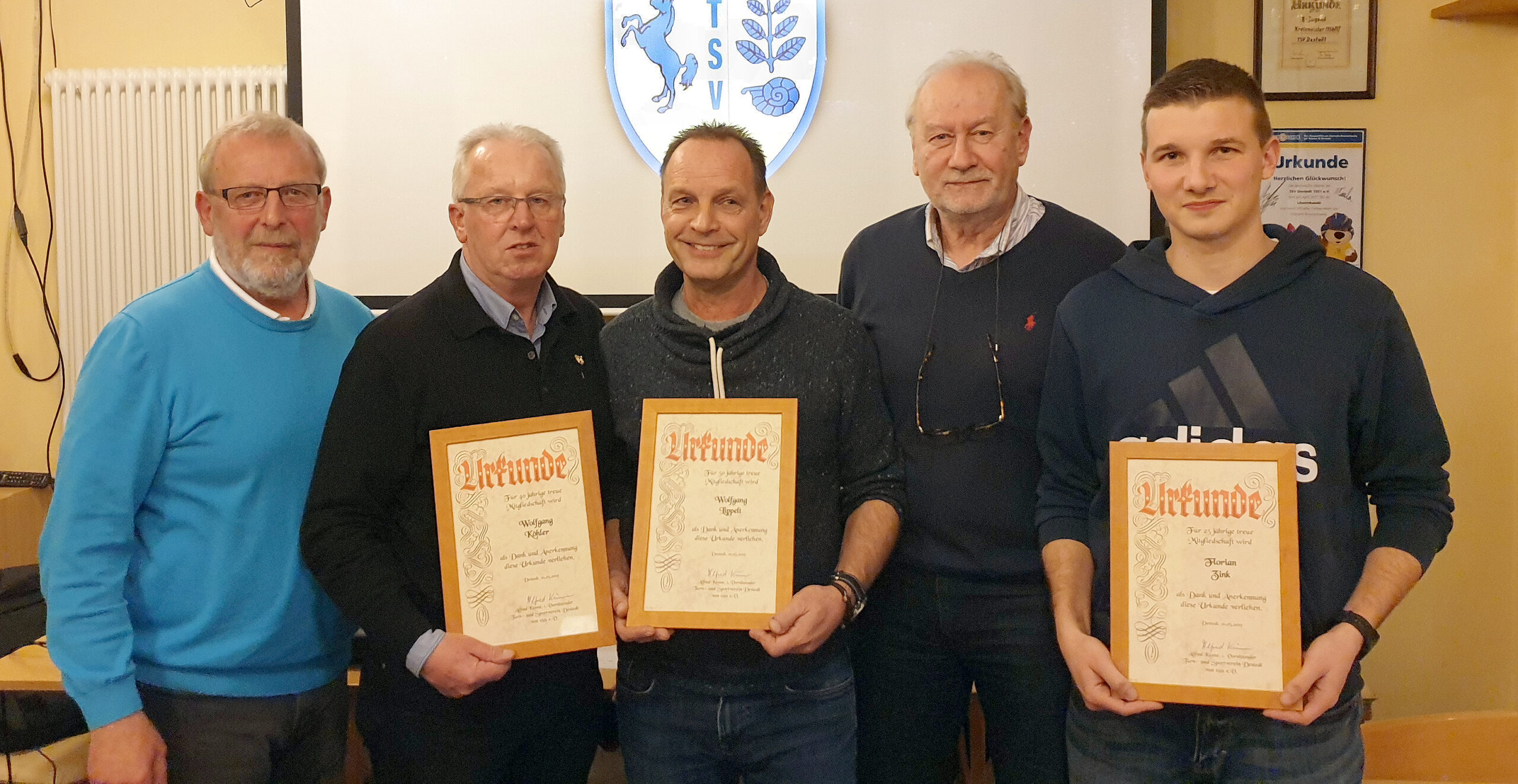 Langjährige Mitglieder geehrt