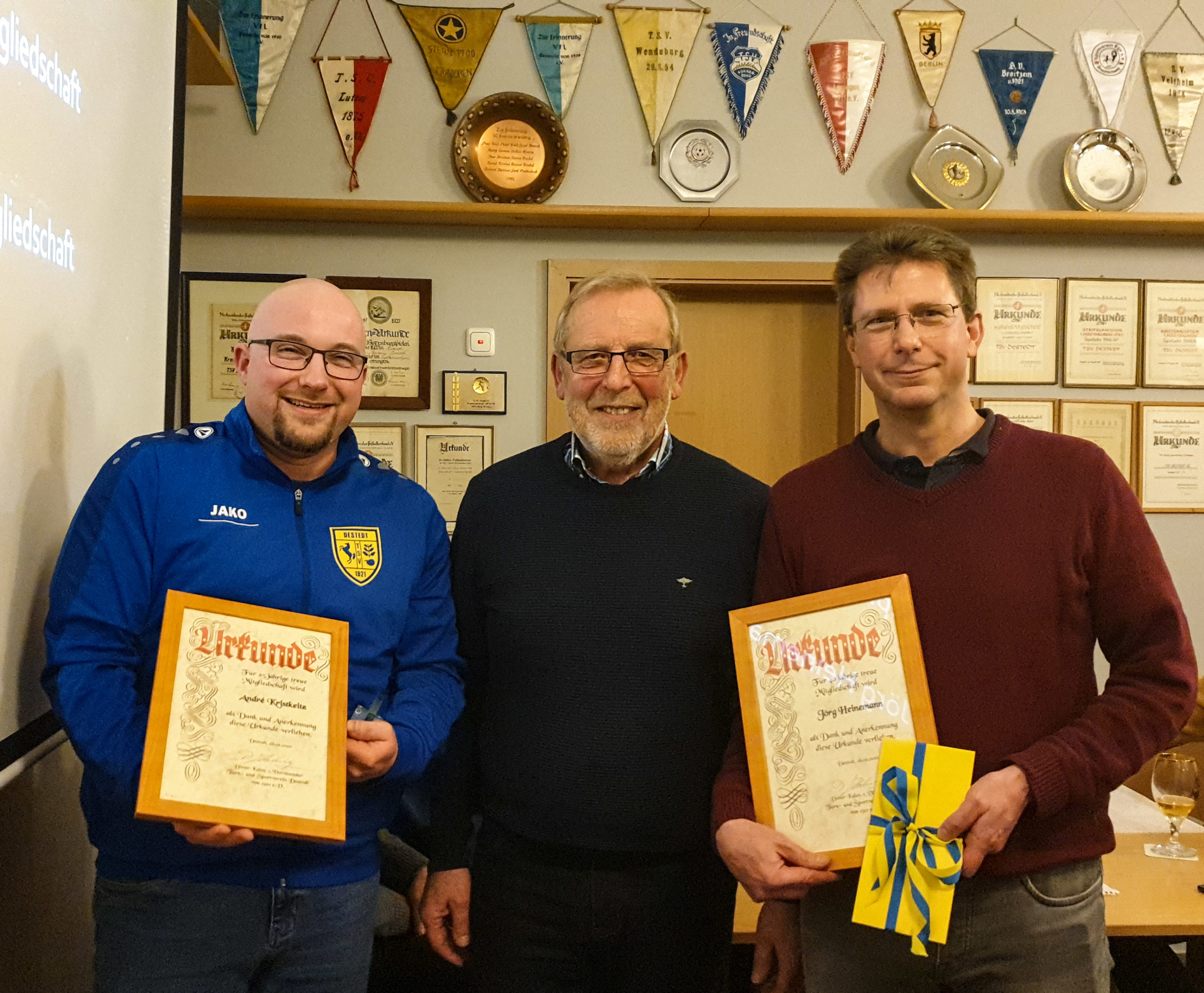 Langjährige Mitglieder geehrt