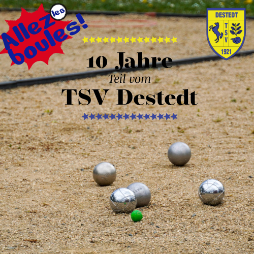 10-jähriges Jubiläum der Boule-Sparte