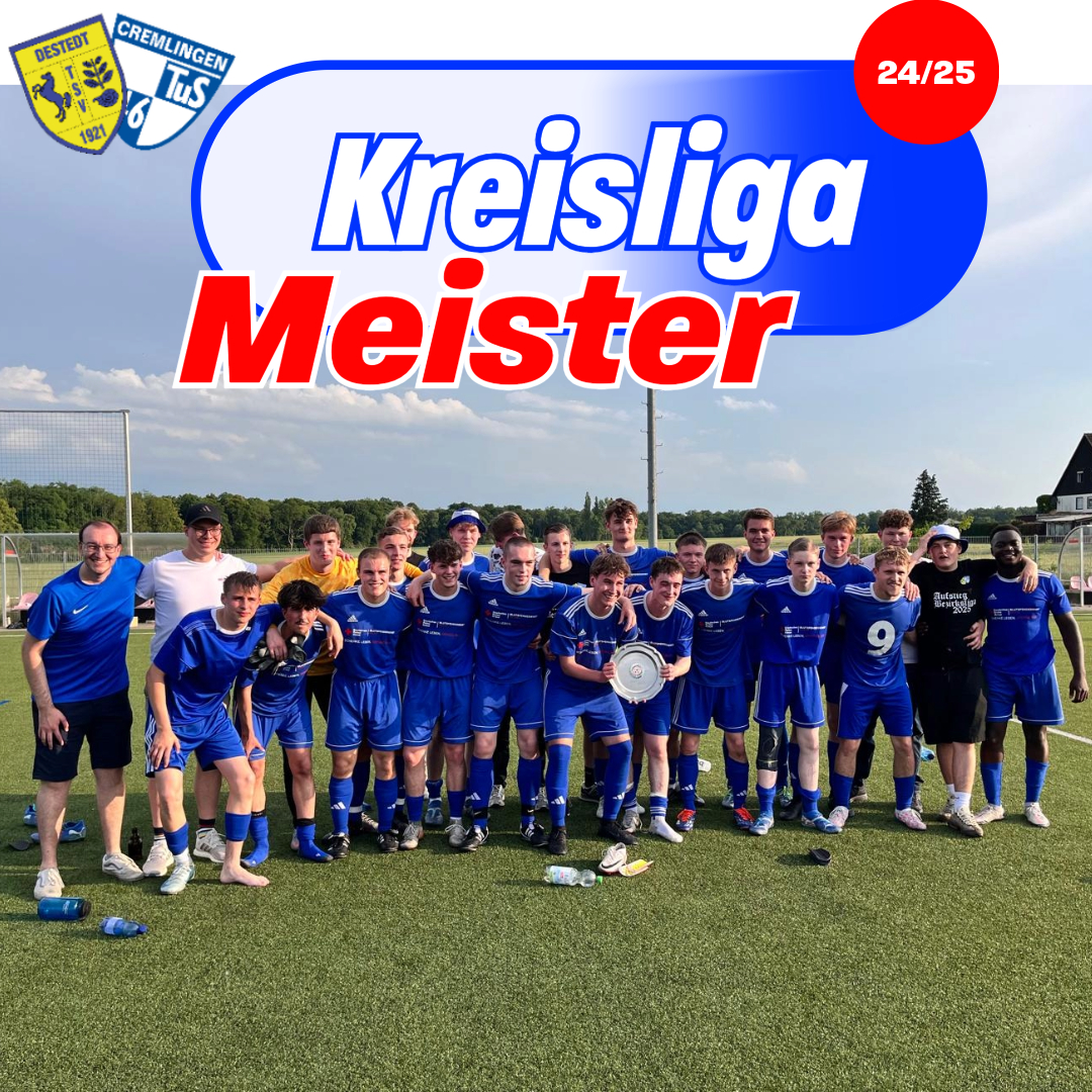 A-Jugend der JSG Cremlingen/Destedt gewinnt Kreisliga Meisterschaft
