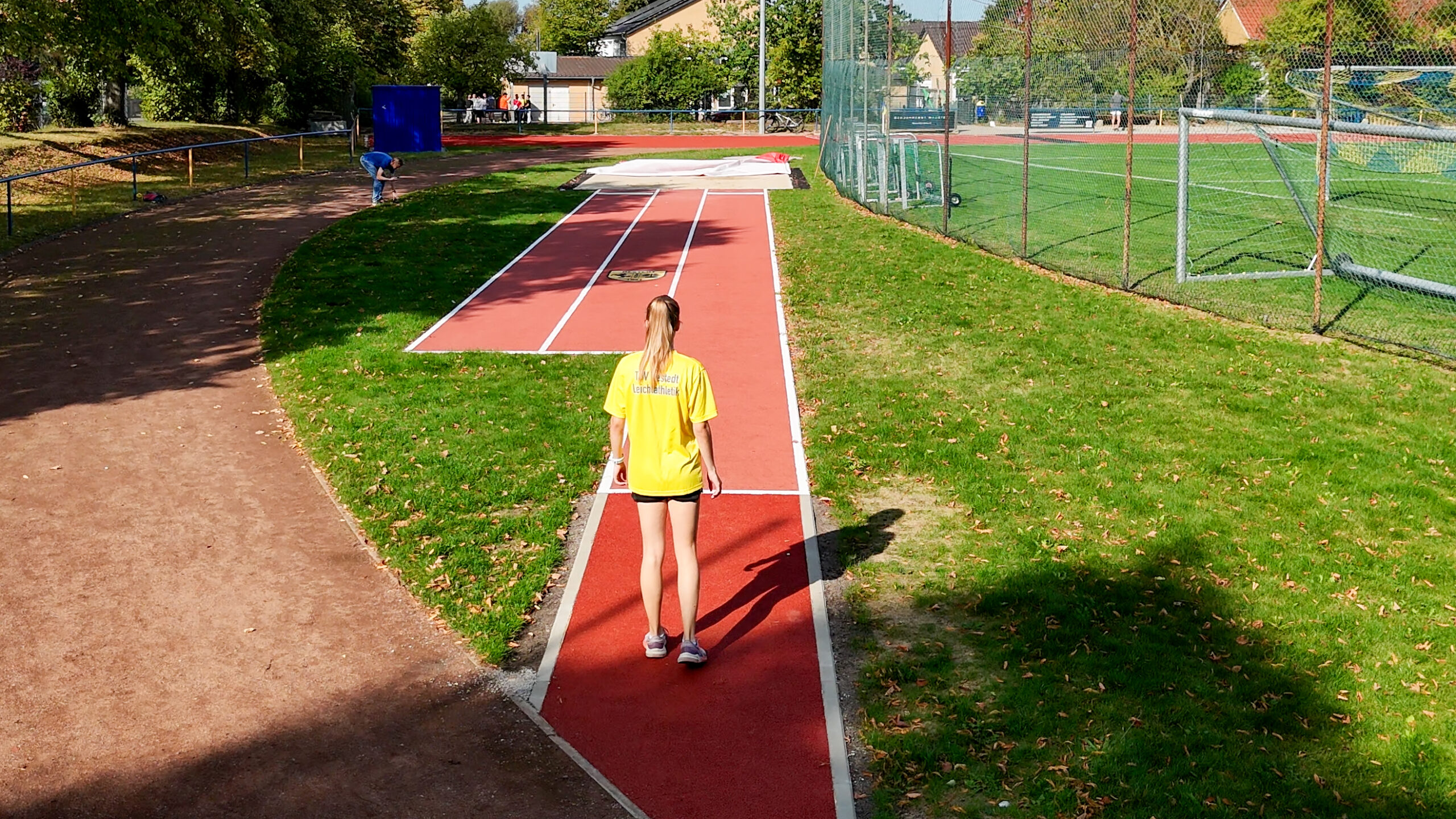 Destedts Weitsprunganlage erhält Verlängerung der Anlaufbahn