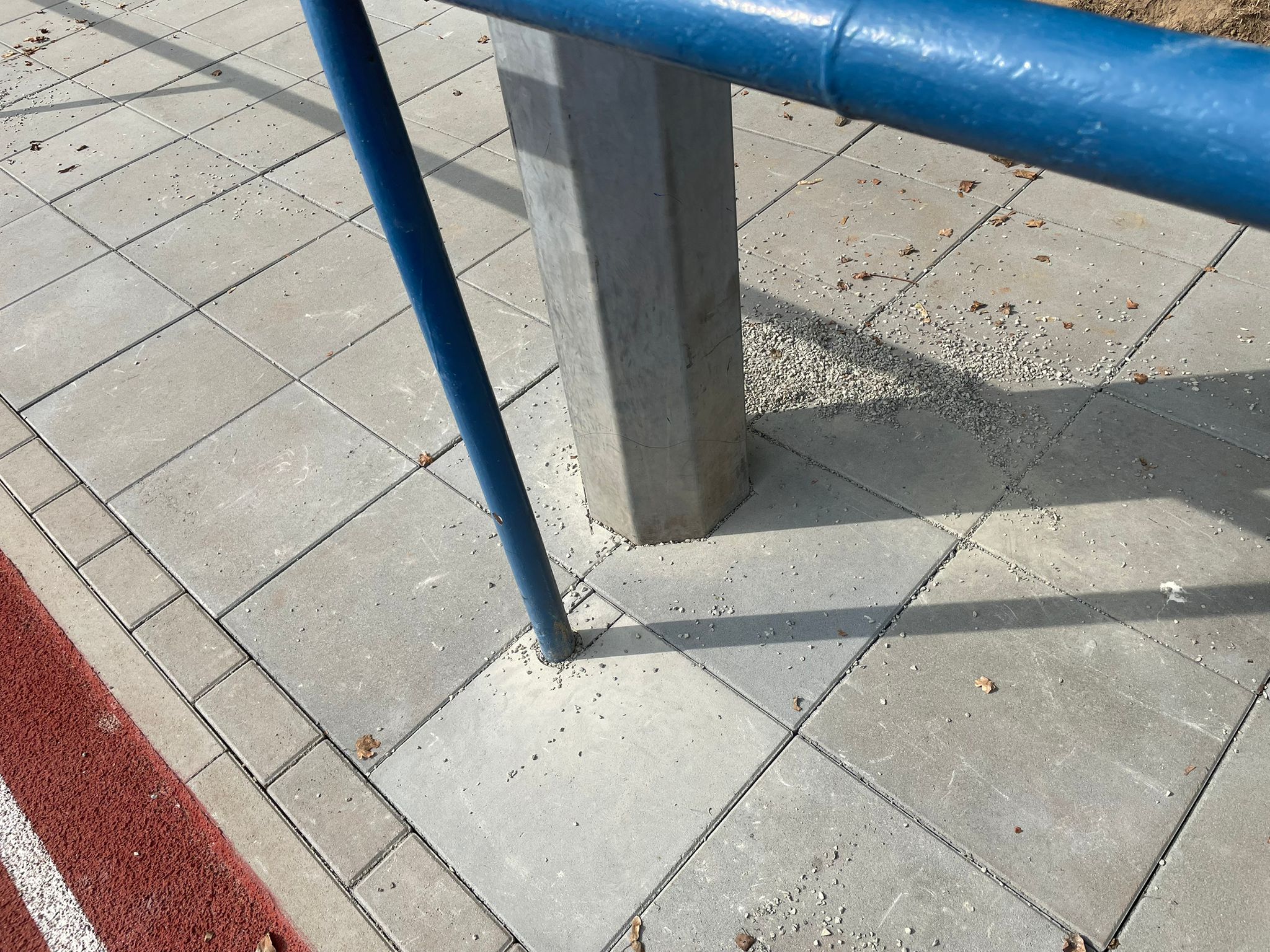 Eröffnung Pflasterung Hauptgerade